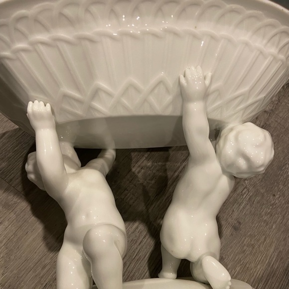 Antique Cherub Trinket Dish - Picture 3 of 5